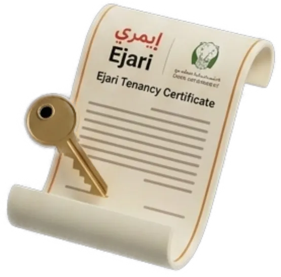 Certificat de bail Ejari et clé
