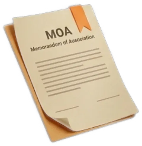 Statuts de la société (Memorandum of Association)