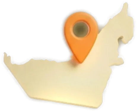 Carte des juridictions des Émirats